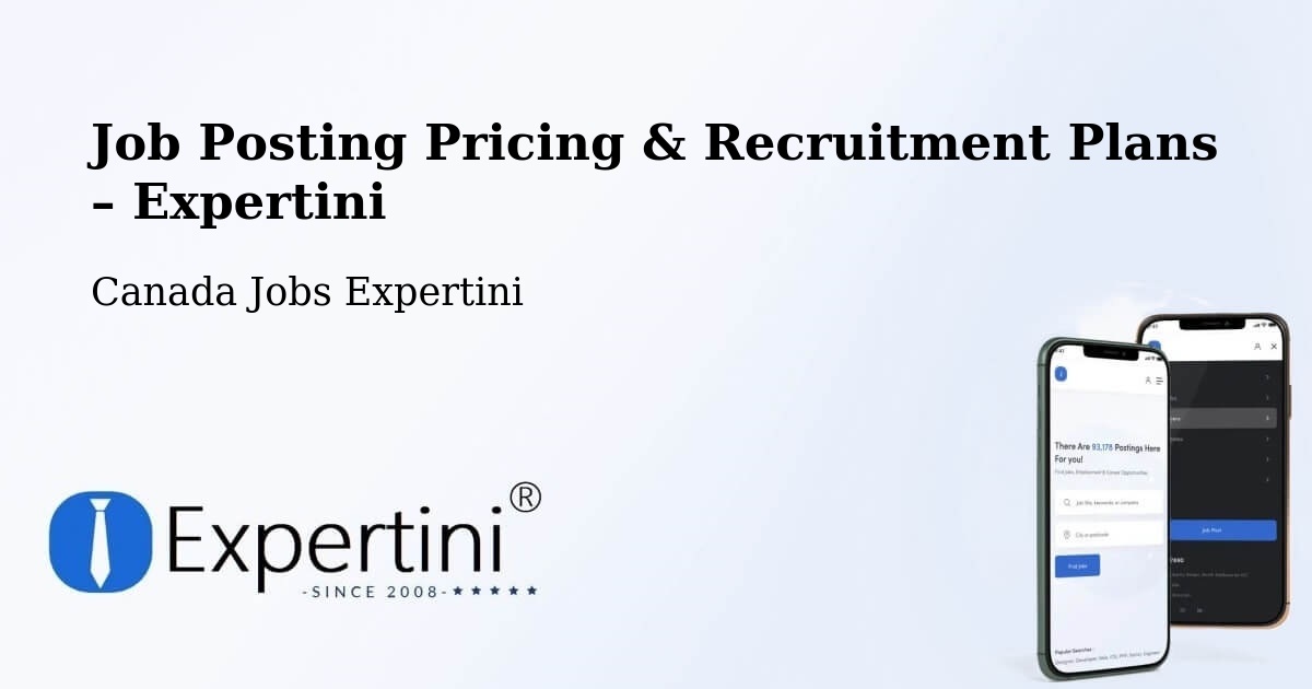 Job Posting Pricing & Recruitment Plans – Lloydminster - Lloydminster, Canada Jobs Expertini